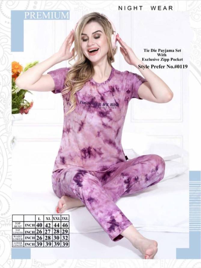 Summer Special 119 Printed Night Suits Catalog
